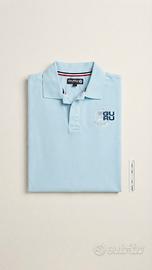 Polo GURU uomo azzurra taglia S