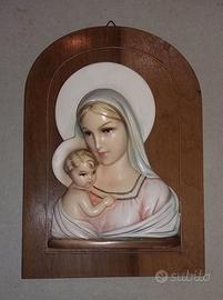 PANNUNZIO - Madonna con Bambino Gesù in ceramica