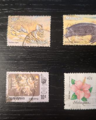 Francobolli Malaysia – Collezione Natura e Flora