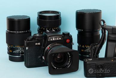 Leica R6 corredo completo macchina + ottiche