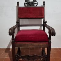 Grande Poltrona regale stile '600