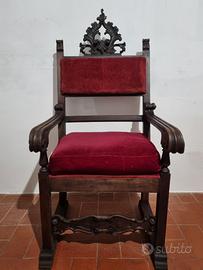 Grande Poltrona regale stile '600