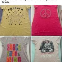 Maglie bimba come nuove 5-6 anni
