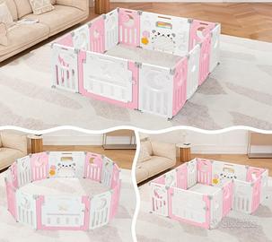 Dripex Box Bambini, Recinto Pieghevole rosa