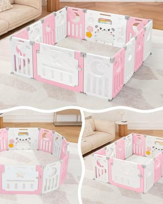 Dripex Box Bambini, Recinto Pieghevole rosa