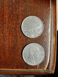 Moneta italia 50 cent lira aquila impero bb