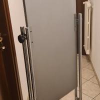 Specchio grande con rotelle