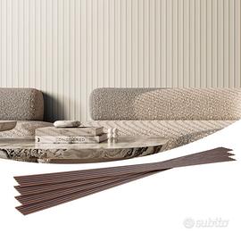 Pannelli Acustici a Doghe in Legno 8 pz Pannelli