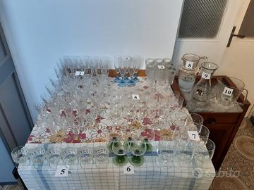 Brocche, caraffe e bicchieri vintage - Vari tipi