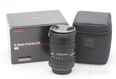 OBIETTIVO SIGMA 8-16 MM F/4.5-5.6 DC HSM. NIKON.