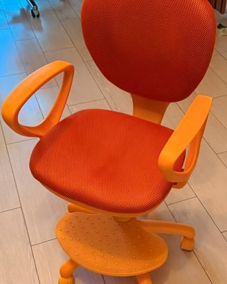 Sedia girevole per bambini KID COLOR
