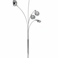 Piantana Maison du Monde cromata moderna 5 luci