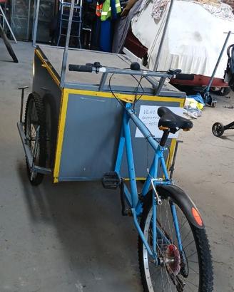Bicicletta con cassone