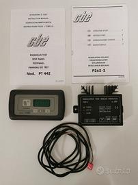 CBE regolatore solare P262-2 e pannello test PT442