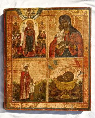Icona russa antica originale