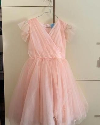 Abito elegante da cerimonia in tulle TG. 164 anni