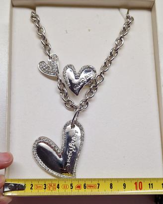 Parure collana e anello con cuore Sweet Years