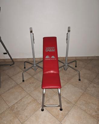 Panca reclinabile e supporti regolabili 