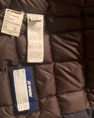 Giubbotto Blue kway imbottito in piuma d’anatra