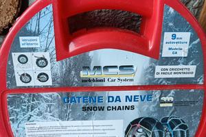 catene neve 9mm auto nuove