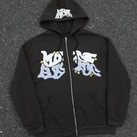 Felpa con zip streetwear