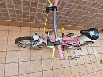 2 bici decathlon per bambina e btwin 24 per ragazz