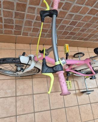 2 bici decathlon per bambina e btwin 24 per ragazz