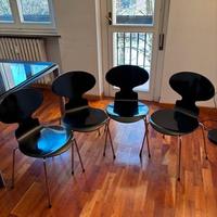 Sedie 4 Jacobsen 3107  FRITZ HANSEN Originali 1989