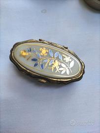 3 Portagioie Vintage: Blu,  in metallo lavorato 