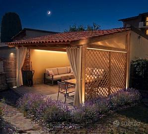 pergolato o gazebo in legno