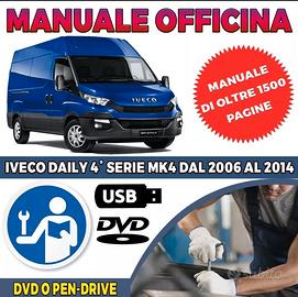 Dvd/Pendrive Manuale Officina IVECO DAILY 4° Serie