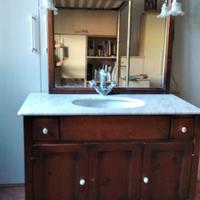 Mobile bagno in noce