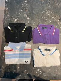 Lotto 4 polo Fred Perry originali taglia 48M(XL)