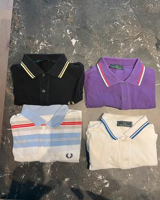 Lotto 4 polo Fred Perry originali taglia 48M(XL)