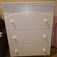 Cassettiera con fasciatoio "Foppapedretti"