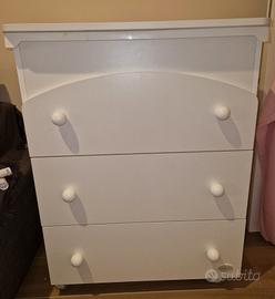 Cassettiera con fasciatoio "Foppapedretti"