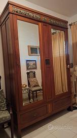 Armadio e cassettone stile Liberty primi 900