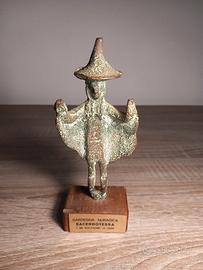 Sacerdotessa bronzetto bronzo La Fucina Nuragica 