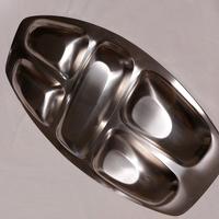 3 Antipastiere, vetro e acciaio inox