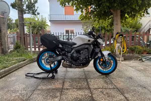 Yamaha MT-09 ice storm (02/2025)