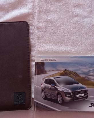 Manuale e custodia "Uso e guida "  Peugeot 3008