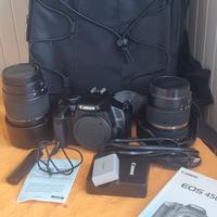 canon eos 450d + accessori