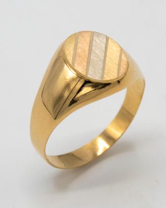 ANELLO IN ORO 18 KT NEI 3 COLORI L.19