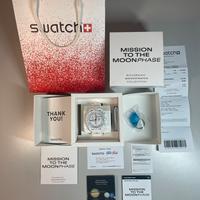 Swatch x Omega Moonswatch Mission to the moonphase