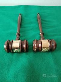 Due martelli Lions Clubs vintage 