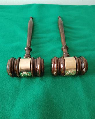 Due martelli Lions Clubs vintage 