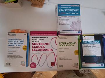 LIBRI TFA SOSTEGNO + APPUNTI digitali II grado