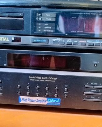 Lettore CD Sony + amplificatore Sony e casse Quest