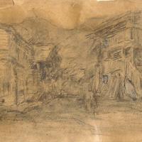 Bazzaro - carboncino su carta