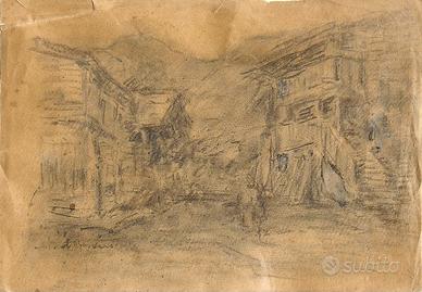 Bazzaro - carboncino su carta